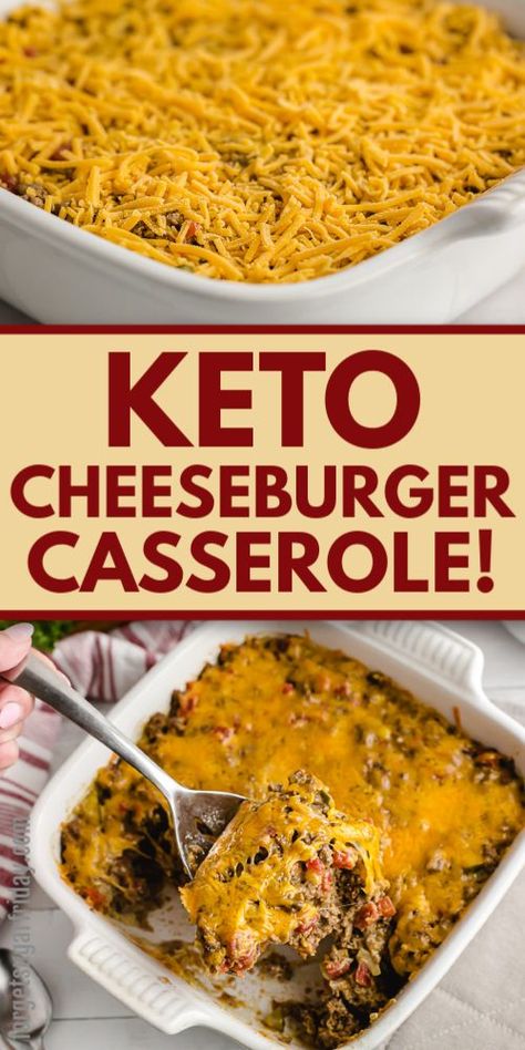 Keto Staples, Big Mac Casserole, Keto Cheeseburger Casserole, Low Carb Cheeseburger Casserole, Cheeseburger Casserole Recipe, Keto Cheeseburger, Healthy Hamburger, Hamburger Casseroles Recipes, Keto Beef Recipes