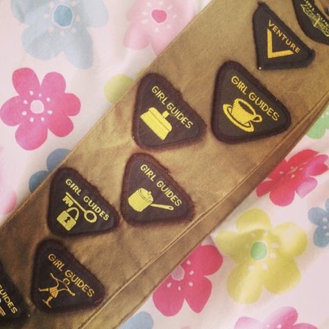 Circa 1990 this was one of my most prized possessions. Brownie Badges, Rich Home, Girl Guides, Kid Friendly, Spirit Animal, Enamel Pins