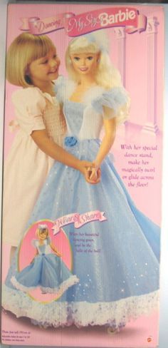 Clothing, Human, Hairstyle, Sleeve, Human body, Dress, Facial expression, Formal wear, One-piece garment, Gown, Barbie Dancing, My Size Barbie, Life Size Barbie, Barbie 90s, Slumber Party Games, Barbie Images, 90s Girl, Luscious Hair, Just My Size