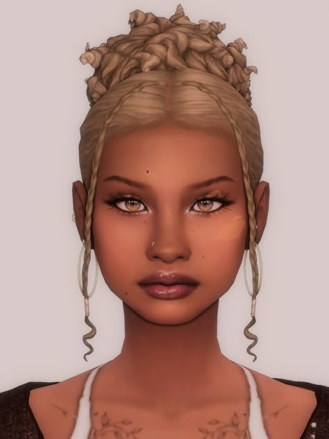 Sims Hairstyles, Afro Hair Sims 4 Cc, Sims 4 Afro Hair, Sims 4 Curly Hair, Sims 4 Tsr, Sims 4 Black Hair, Mod Hair, Sims 4 Family, Pelo Sims