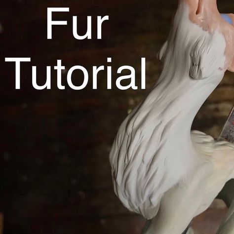 Clay Fur Texture, Sculpting Animals, Fur Tutorial, Paverpol Sculptures, Dragon Tutorial, Horse Figures, Sculpting Ideas, Apoxie Sculpt, 5 Cake