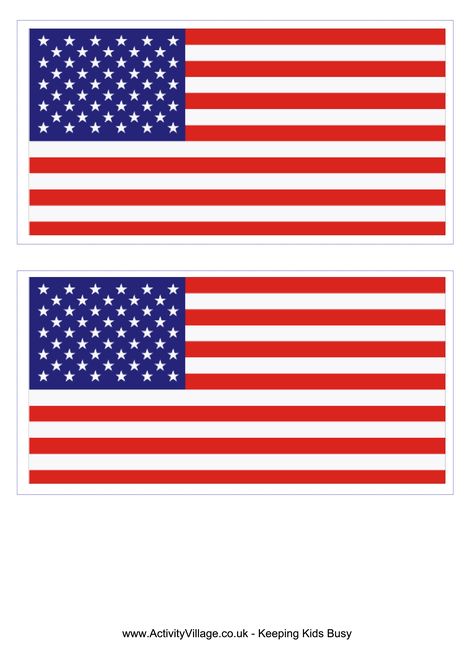 United States Flag - Download this free printable United States template A4 flag, A5 flag, 8 and 21 flags on one A4page. Easy to use in your USA country specific designs. Usa Flag Printable, United States Of America Flag, Blank United States Map, Blank Usa Map Printable, Usa Country, Paper Flower Wall Art, Flag Template, Keeping Kids Busy, United States Flag