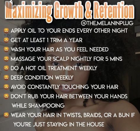 Growing Your Hair, Night Hair, Healthy Natural Hair Growth, Hair Growth Foods, Curly Hair Care Routine, Natural Hair Growth Tips, Hair Care Growth, Low Porosity Hair Products, Natural Hair Care Tips