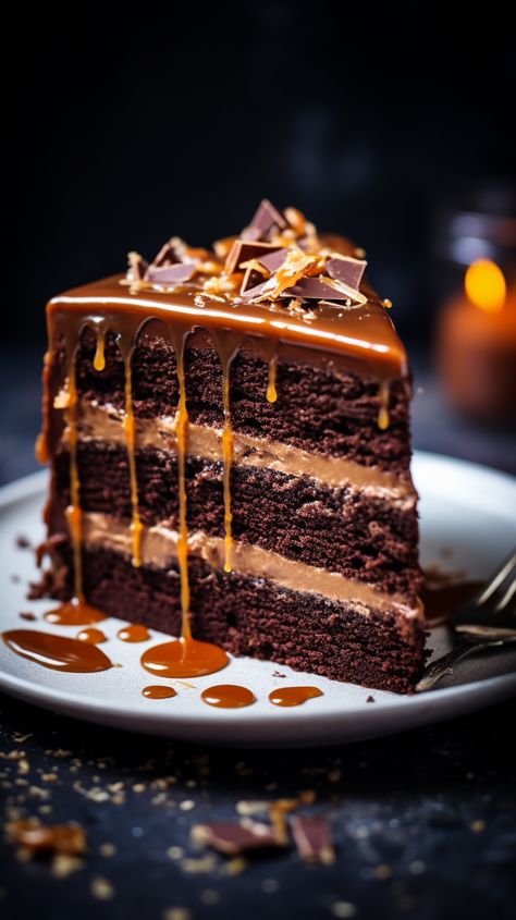 Caramel Chocolate Cake, Salted Caramel Chocolate Cake, Caramel Cake Recipe, Chocolate Caramel Cake, Salted Caramel Cake, Salted Caramel Chocolate, Caramel Cake, Moist Chocolate Cake, Caramel Chocolate