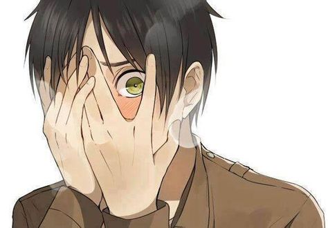 Eren is embarrassed xD Eren Blushing, Aot Eren, Atack Ao Titan, Connie Springer, Aot Characters, Attack On Titan Eren, Attack On Titan Levi, Attack On Titan Art, Sun And Stars