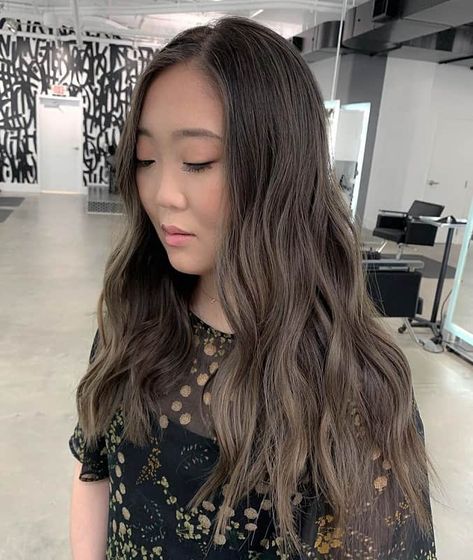 Brown Hair Asian, Grey Hair Tones, Mushroom Brown Hair, Hair Asian, Warm Brown Hair, Brown Hairstyles, Mushroom Hair, Mushroom Brown, Short Brown Hair