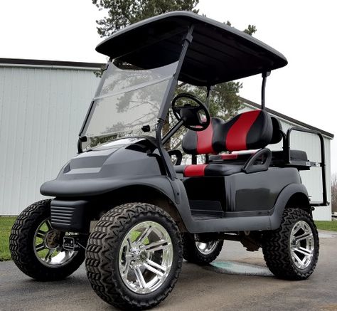 Huge Sale On Golf Carts From SaferWholesale.com - Gas & Electric. Huge Selection. Call 1-866-606-3991 Club Car Golf Cart Accessories, Lifted Golf Carts, Used Golf Carts, Golf Card Game, Dubai Golf, Ezgo Golf Cart, Car Golf, Gas Golf Carts, Club Car Golf Cart