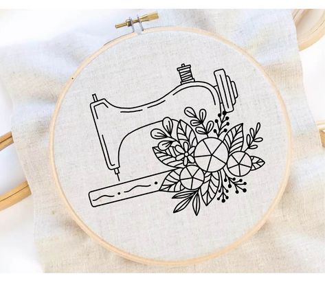 Embroidery canvas art ideas