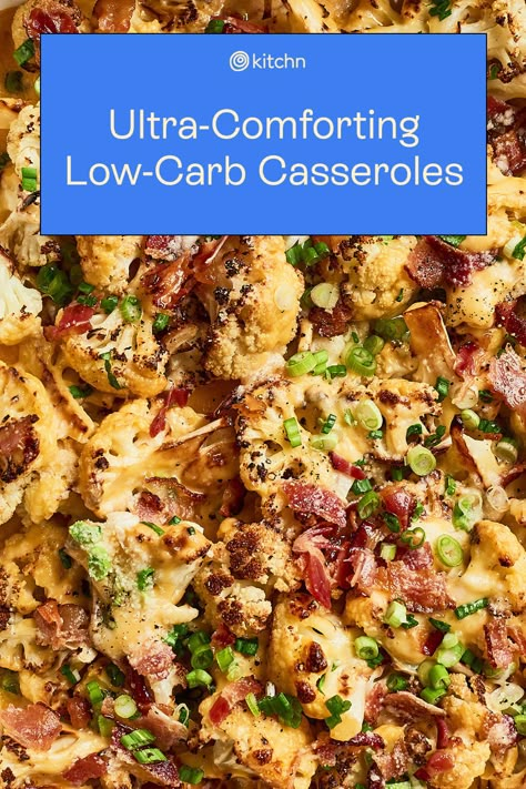 These 20 Low-Carb Casseroles Are Cozy and Satisfying Linda’s Low Carb Recipes, Low Carb Dinner Low Calorie, Lowcarb Casserole Recipes, Low Carb Ideas Dinner, Weeknight Dinner Easy Low Carb, Low Carb Dinner Meals Families, Fall Low Carb Crockpot Meals, Easy Healthy Casserole Recipes Low Carb, Healthier Casserole Recipes