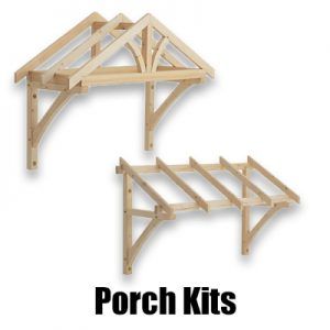 Chiltern Timber Door Canopy Porch, Front Porch Pergola, Front Door Overhang, Porch Overhang, Door Overhang, Timber Frame Porch, Custom Awnings, Porch Canopy, Diy Awning