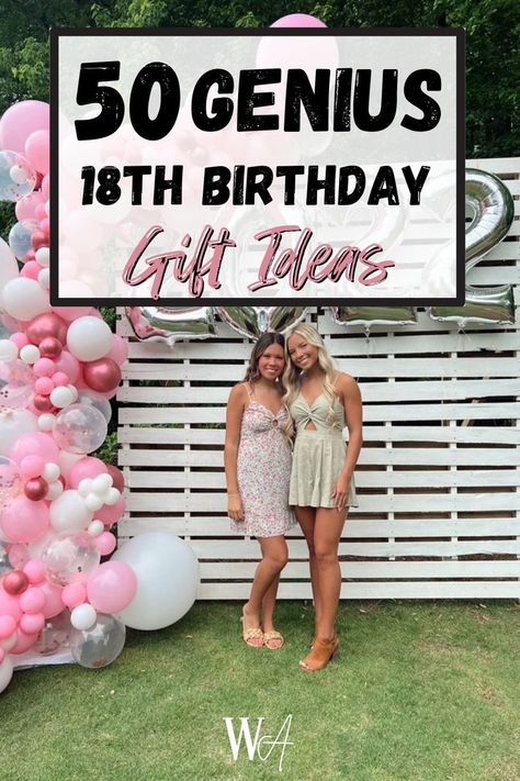 Every Birthday is special but the 18th celebrates them becoming an adult and the gifts should reflect the celebration. Lucky for you I have you covered and without a doubt, they will love these! 18th Bday Gift Ideas For Her, Daughter 18th Birthday Gift Ideas, 18th Birthday Gifts Girl, Debut Gift Ideas, Gift For 18th Birthday Girl, Best Friend 18th Birthday, 18th Birthday Gifts Ideas, 18th Birthday Ideas For Girls, 17th Birthday Gift Ideas