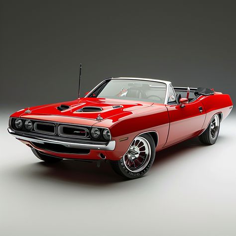 The 1971 Plymouth Hemi 'Cuda Convertible Hemi Cuda 1971, Muscle Car Ads, Chrysler Hemi, Plymouth Hemi Cuda, Hemi Cuda, Plymouth Cuda, Hummer Cars, Automotive Engineering, A Million Dollars