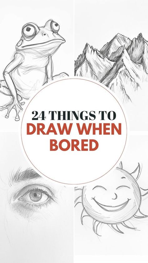 Beat boredom by grabbing a pencil and doodling these 24 unique drawing guides. Learn new techniques for sketching anything from animals to epic superheroes! #easydrawings #artpractice #drawinginspo🐙 How To Draw Cool Stuff, Drawing Ideas Easy Pencil Sketch, Drawing Ideas Patterns, Cool Pencil Drawings Easy, Fun Stuff To Draw, Cute Line Drawings, Wicked Drawings, Fishing Sketch, Animal Sketches Easy