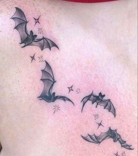 Dark Cute Tattoos, Color Bone Tattoos, Control Tattoo, Bats Tattoo Design, Tattoos Quotes, Flying Tattoo, Tattoo Dotwork, Bone Tattoos, Bat Tattoo