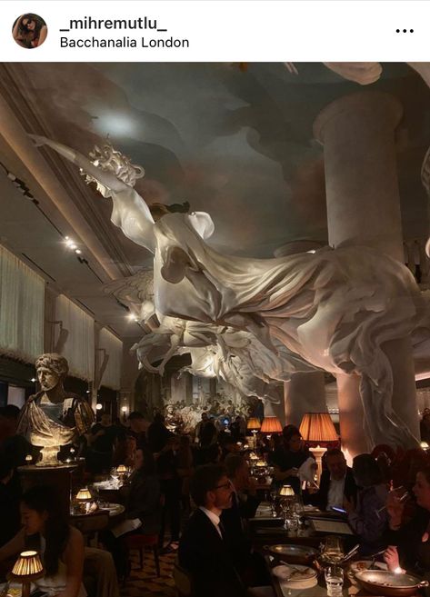 Street Style India, Italian Statues, Interior Design Portfolio Layout, Greek Statues, Greek Restaurants, Mayfair London, London Aesthetic, Portfolio Design Layout, Luxury Restaurant