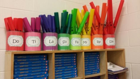 Boomwhacker Storage, Music Room Bulletin Boards, Music Classroom Organization, Teaching Music Theory, Elementary Music Room, School Kitchen, Music Classroom Decor, Classroom Preparation, Learn Singing