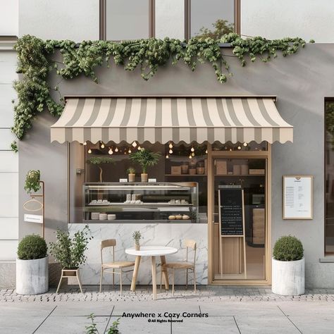 Cafe Inspo Exterior, Tea Restaurant Design, Small Cafe Exterior, Mexican Cafe Design, Small Cafe Design Exterior, European Coffee Shop Aesthetic, Cafe Shop Exterior, Bakery Shop Ideas, Bar Exterior Design