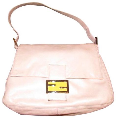 Fendi Mamma Zucco Style Purses/Designer Purses Pink Lambskin/Yellow Enamel Leather Shoulder Bag. Get one of the hottest styles of the season! The Fendi Mamma Zucco Style Purses/Designer Purses Pink Lambskin/Yellow Enamel Leather Shoulder Bag is a top 10 member favorite on Tradesy. Save on yours before they're sold out! Pink Mamma, Fendi Tote Bag, Fendi Pink, Chrome Logo, Luxury Jewelry Brands, Ff Logo, Designer Purses, Chrome Hardware, Purse Accessories