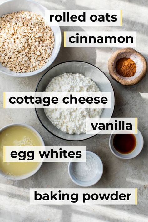 10-Minute Cottage Cheese Pancakes (High Protein Recipe) Cottage Cheese Chaffle Recipe, Cottage Cheese Oatmeal Pancakes, Macro Breakfast, Protein Chart, High Protein Recipe, Cottage Cheese Recipes Healthy, High Protein Pancakes, 30 Grams Of Protein, Protein Recipe