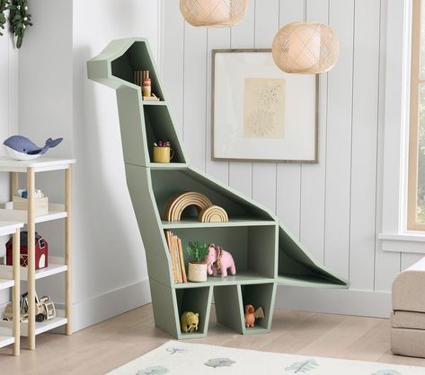 Dinosaur Bookshelf, Boys Bookshelf, Dinosaur Nursery Baby Boy, Dinosaur Shelf, Kids Bookshelf, Library Bookshelves, Dinosaur Room, Kid Rooms, Dinosaur Nursery