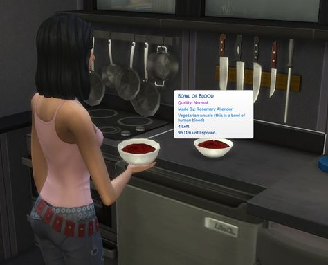 Mod The Sims - Sanguisine (Blood Cuisine) Stomach Friendly Meals, Sims 4 Game Packs, Vampire Movies, Sims 4 Game, The Sims Cc, Sims 4 Mods, Sims Cc, Sims 4 Cc, The Sims 4