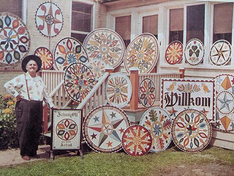 Pennsylvania Dutch Hex Sign Pennsylvania Dutch Aesthetic, Pennsylvania Dutch Hex Signs, Dutch Hex Signs, Pennsylvania Dutch Art, Witchy Garden, Hex Signs, Swedish Folk Art, Supportive Husband, Pennsylvania Dutch