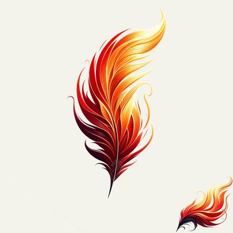 Upsilon Fiery Feathers # # # #CreativeInspiration #ArtisticExpression #tattooworldwide #DigitalArtistry #FantasyDesign #tattoofeather #feathertattoo #ArtisticVision #tattoogallery #InspiringArt #tattooinspo #quilltattoo #fiery #quill Phoenix Feathers, Phoenix Feather Tattoos, Quill Tattoo, Phoenix Tattoos, Feather Illustration, Peacock Tattoo, Phoenix Feather, Feather Tattoo Design, Phoenix Design