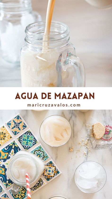 This super easy fresca recipe features Mexican mazapan candy, have a delicious peanut taste, is refreshing, and perfect to enjoy in the summer season. #aguafresca #mazapanwater #easyfrescawater #mexicanpeanutcandy Mazapan Recipe, Marzipan Recipe, Mexican Sweets, Virgin Drinks, Peanut Candy, Mexican Candy, Candy Drinks, Agua Fresca, Hispanic Food