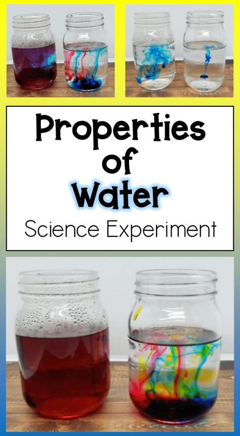 Hot and cold water look exactly the same, but they don't behave the same. Show kids a few of the properties of water with this experiment. Simple Science Experiments For Kids, Water Experiments For Kids, Simple Science Experiments, Stem Activities Kindergarten, Water Science Experiments, Rainbow Experiment, Properties Of Water, Elementary Stem Activities, Water Experiments