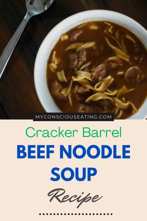 Beef noodle soup on a dinner plate Beefy Noodle Soup, Beef Noodle Soup Recipes, Beef And Noodle Soup, Noodle Soup Recipe, Beef Noodle Soup, Soup Broth, Cold Soup, Crockpot Beef, Noodle Soup Recipes