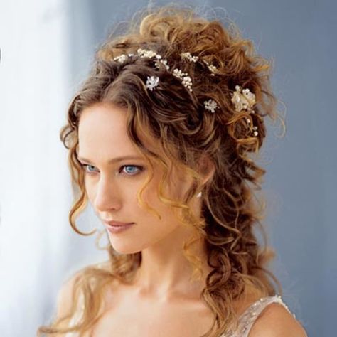 Fairy Hairstyles, Wedding Hairstyles For Medium Hair, Victorian Hairstyles, Fairy Hair, Wedding Hairstyles Half Up Half Down, Popular Haircuts, Princess Hairstyles, Penteado Cabelo Curto, Hair Wedding