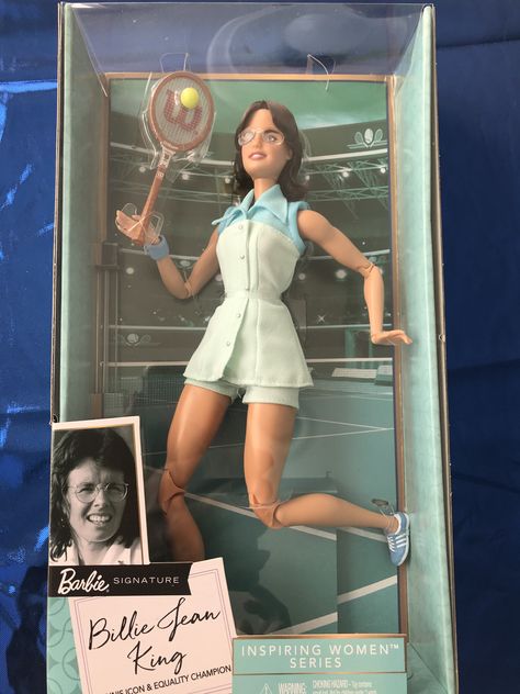 Barbie Inspiring Women Series, Tennis Icon, Outfit Tennis, Celebrity Dolls, Barbie Books, Barbie Signature, Barbie Collector Dolls, Tennis Outfit, Barbie Fashionista Dolls