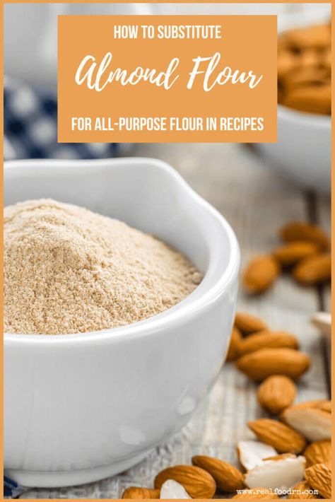 How to Substitute Almond Flour for All-Purpose Flour in Recipes￼ Almond Flour Substitute, Grain Free Dinner, Grain Free Snacks, Almond Macaroons, Grain Free Breakfast, Autoimmune Disorders, Grain Free Bread, Flour Bread, Grain Free Diet