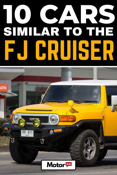 10 Cars Similar To The FJ Cruiser (With Pictures) Custom Fj Cruiser, Fj Cruiser Parts, Mid Size Suv, Suv Cars, Toyota Fj Cruiser, Car Brand, Fj Cruiser, Jeep, Toyota