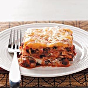 Black Bean Lasagna, Bean Lasagna, Roasted Vegetable Lasagna, Cooking Websites, Health Cooking, Vegetable Lasagna, Meatless Mondays, Roasted Vegetable, Lasagna Recipe