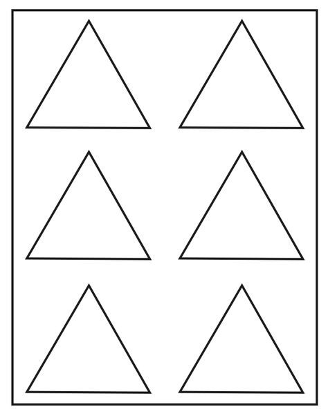 5+ Free Printable Blank Triangle Template | How to Wiki Triangle Template Free, Printable Triangle Template, Triangle Tree Template, Triangle Template Free Printable, Shapes Template Free Printable, Shape Templates Printable Free, Triangle Printable, Hours Drawing, Shape Poems