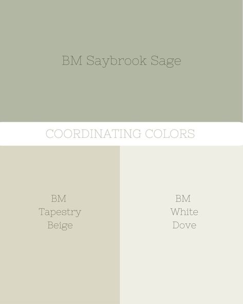 Loralee AhMu | Saybrook Sage by Benjamin Moore is a timeless, earthy green that brings a sense of calm and elegance to any space. It has a soft, muted… | Instagram Benjamin Moore Springfield Sage, Saybrook Sage Benjamin Moore Cabinets, Sagebrook Sage Benjamin Moore, Benjamin Moore Saybrook Sage Kitchen, Sage Green Benjamin Moore, Bm Saybrook Sage, Benjamin Moore Sage Green Colors, Saybrook Sage Benjamin Moore, Benjamin Moore Sage Green