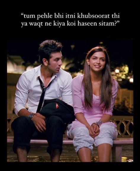 Yeah Jawani Hai Deewani, Bollywood Dialogues Caption, Yeh Jawani Hai Deewani Aesthetic, Yeh Jawani Hai Deewani Quotes, Yjhd Quotes, Bliss Movie, Bollywood Dialogues, Bollywood Wallpaper, Vintage Bollywood Aesthetic