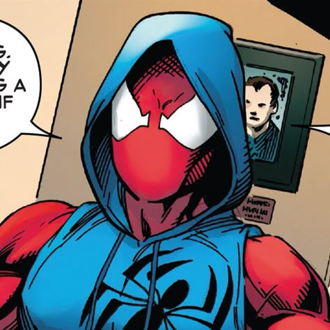 Scarlet Spider Ben Reilly, Ben Reilly, Scarlet Spider, Spiderman Drawing, Spiderman Artwork, Spiderman Pictures, Comic Pictures, Spiderman Comic, Marvel Wallpaper