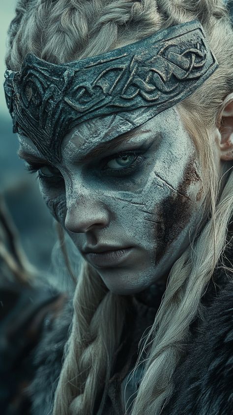 Follow for more!! Hel Viking Goddess, Female Viking Aesthetic, Dark Viking Aesthetic, Valkyrie Drawing, Valkyrie Aesthetic, Valkyrie Norse, Evil Mermaids, Black Panther Cat, Viking Aesthetic