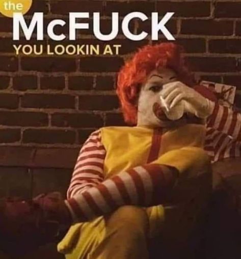 Mcdonalds Funny, Hee Man, Meme Page, A Clown, Snapchat Funny, Funny Profile, Very Funny Pictures, Funny Profile Pictures, Funny Reaction Pictures