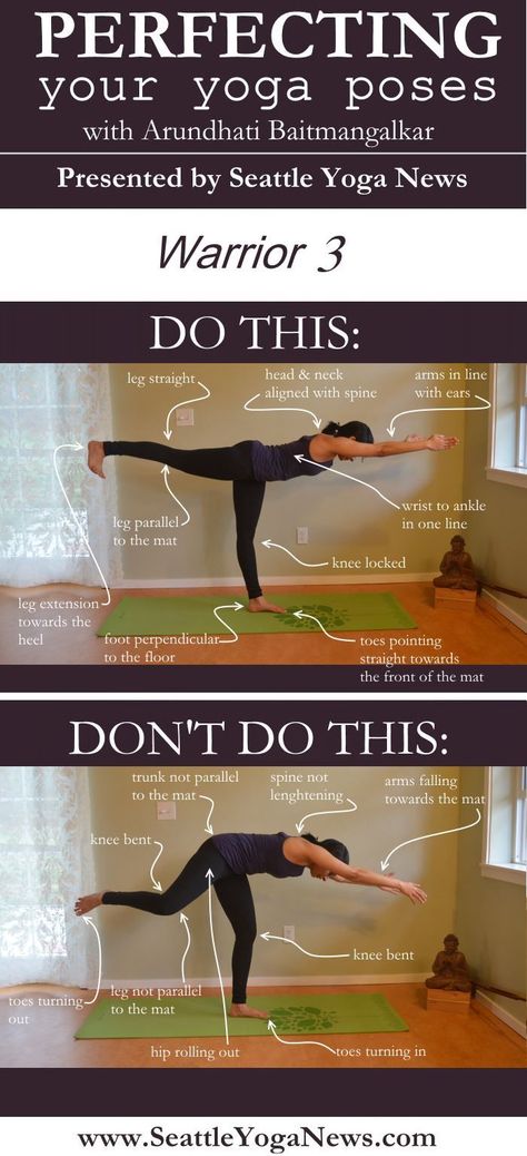 Are you looking to perfect your Warrior 3 yoga pose (Virabhadrasana)? Follow this visual guide to ensure you are doing this yoga pose just right. Fitness Mom, Yoga Stretching, Warrior 3, Yoga Techniques, Sup Yoga, Yoga Posen, Yoga Moves, Yoga Exercises, Pose Yoga