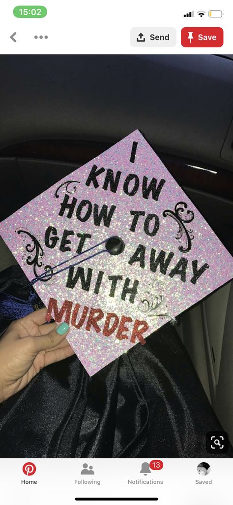 Forensics Grad Cap, Graduation Cap Designs Future Lawyer, Criminology Cap Decoration, Criminology Graduation Cap, Grad Cap Ideas Criminology, Paralegal Graduation Cap, Forensic Science Grad Cap, Law School Grad Cap, Criminology Grad Cap