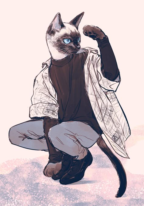 Weird Eyebrows, Anthro Cat, Always Judging, Anthro Art, Cat Character, Human Interaction, 영감을 주는 캐릭터, Cat Drawing, Creature Art