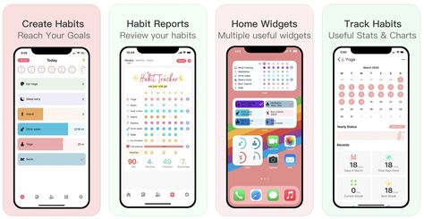 Goal Tracker App, Best Schedule Apps, To Do List App Design, Habit Tracking App, Routine Apps, Best Planner App, Todo List App, Apps For Productivity, Habit App