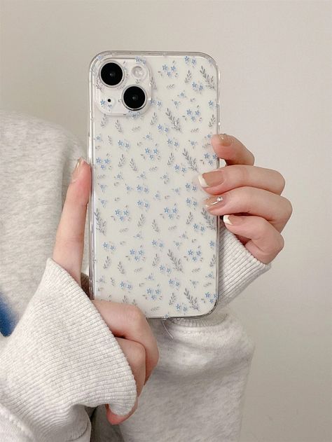 Pretty Iphone Cases, Pretty Phone Cases, Floral Phone Case, Transparent Phone Case, Aesthetic Phone Case, Flower Phone Case, Clear Phone Case, Diy Phone, Cute Cases