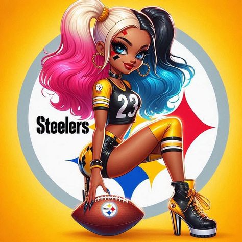 Steelers Tattoos, Steelers Images, Steelers Wallpaper, Lady Diva, Steelers Pics, Pittsburgh Steelers Wallpaper, Steelers Women, Steelers Country, Steelers Baby