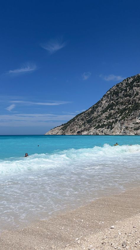 Greece I Kefelonia I Beach I Sea | Summer I Myrtos Beach Myrtos Beach, Greek Summer, Sea Summer, Greece, Travel