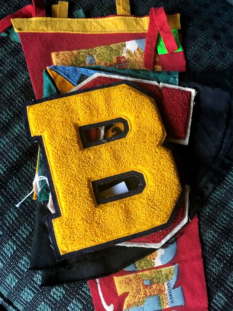 Vintage Varsity Letters Diy Varsity Letter, Letter Pillow, Varsity Letters, Letter Pillows, Vintage Varsity, Letter Decor, Pillow Projects, Staining Deck, Diy Porch