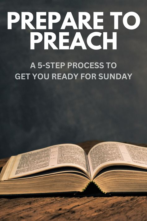 Everyone’s sermon prep is different. Mine is different from week to week (depending on the series/passage/service/etc.). Generally, however, I follow the same pattern from week to week in order to be read on Sunday. I use these five lists (41 steps) over a period of four weeks. I try to be done by Tuesday or Wednesday so that I have time to make slides, write discussion questions, and create a weekly devotional journey for the people in my church. Andy Stanley, Sunday Sermons, Church Sermon, I Am Different, Rick Warren, To Be Read, My Church, Action Words, Sermon Series